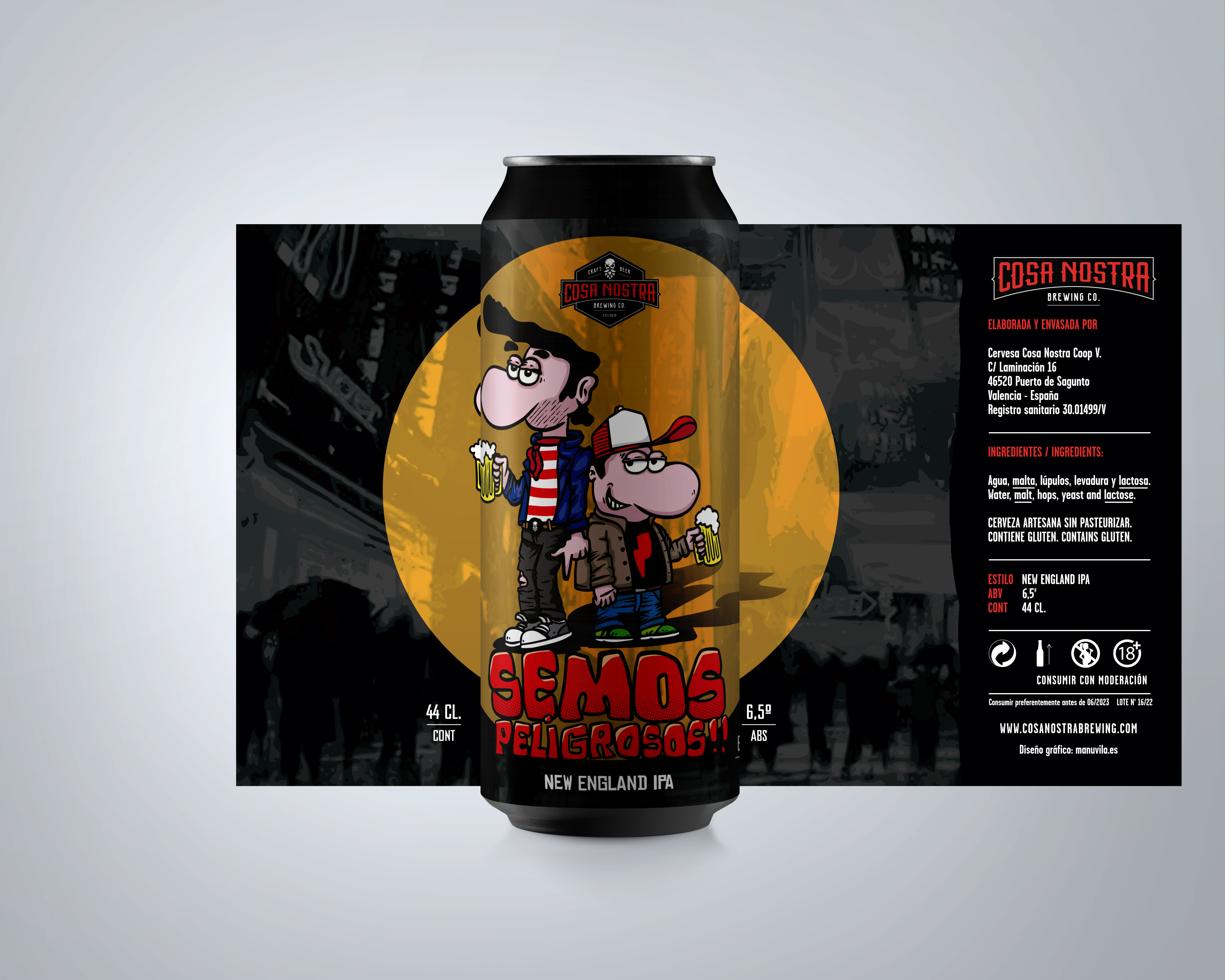 Example of Beer Label Design