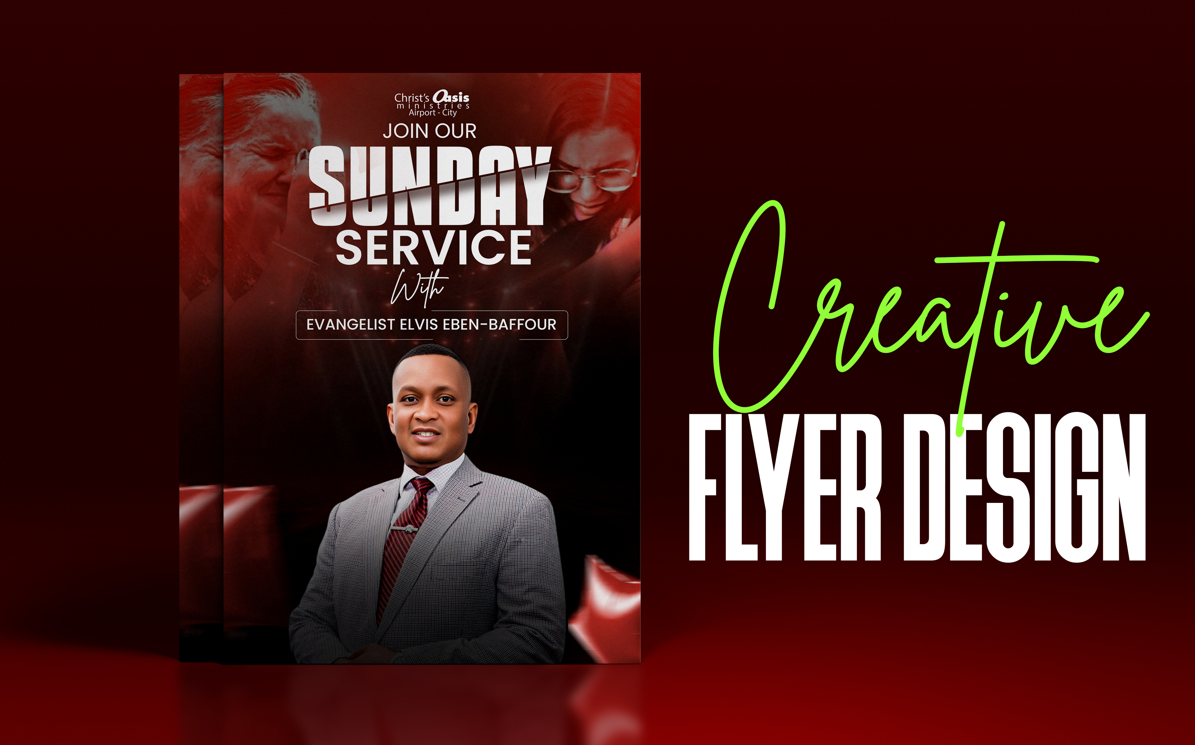 Sunday Service Flyer bible flyer church flyer flyer desgn template flyer design instagram flyer online flyer sale flyer sunday flyer