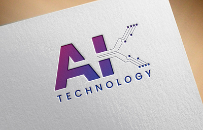AK Technology Logo Design abstract logo alphabet logo branding branding design company logo corporate logo creative design letter logo logo logo design