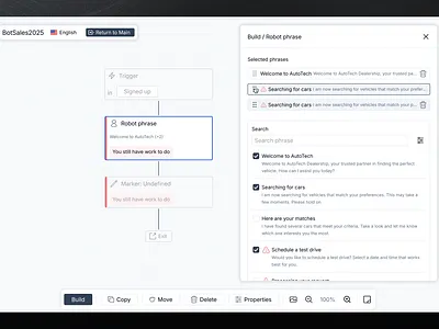 Workflow Builder b2b builder service uiux visual programming workflow