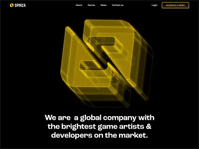 Spinza. About Screen Animation animation branding icon igaming slots ui ux vector webdesign