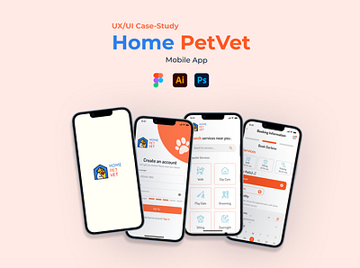 PETVET Mobile Screens appdesigninspiration petapp petcareapp petlovers ui uidesign uxdesign uxuidesign vetapp