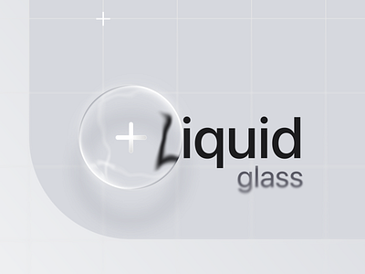 Liquid Glass - personal approach made in Figma abberation figma glass glassmorphism liquidglass ui visual design wwdc2025