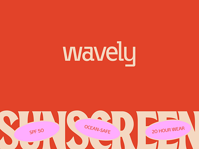 Wavely Logo bold brand bold design brand design branding dtc logo logo logo design logo type logotype playful brand product brand product branding wellness logo