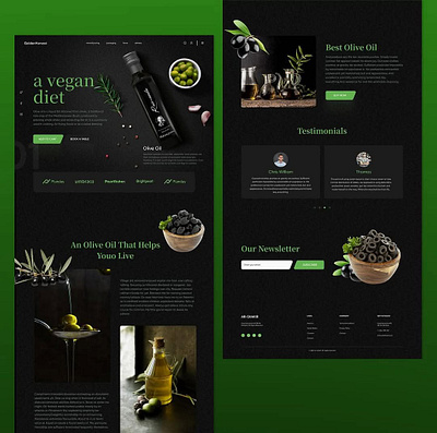 landing page graphic design ui ux