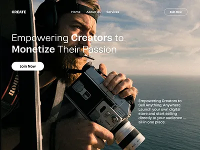 Creator Marketplace Website Design figma landing page ui user interface ux website design
