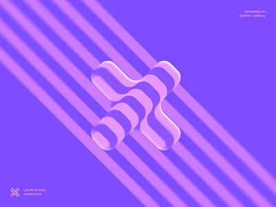 X Logo Liquid Glass Animation animation app apple blockchain branding fintech frosted gaming glass icon identity ios lepisov lettering liquid logo motion saas tech web3
