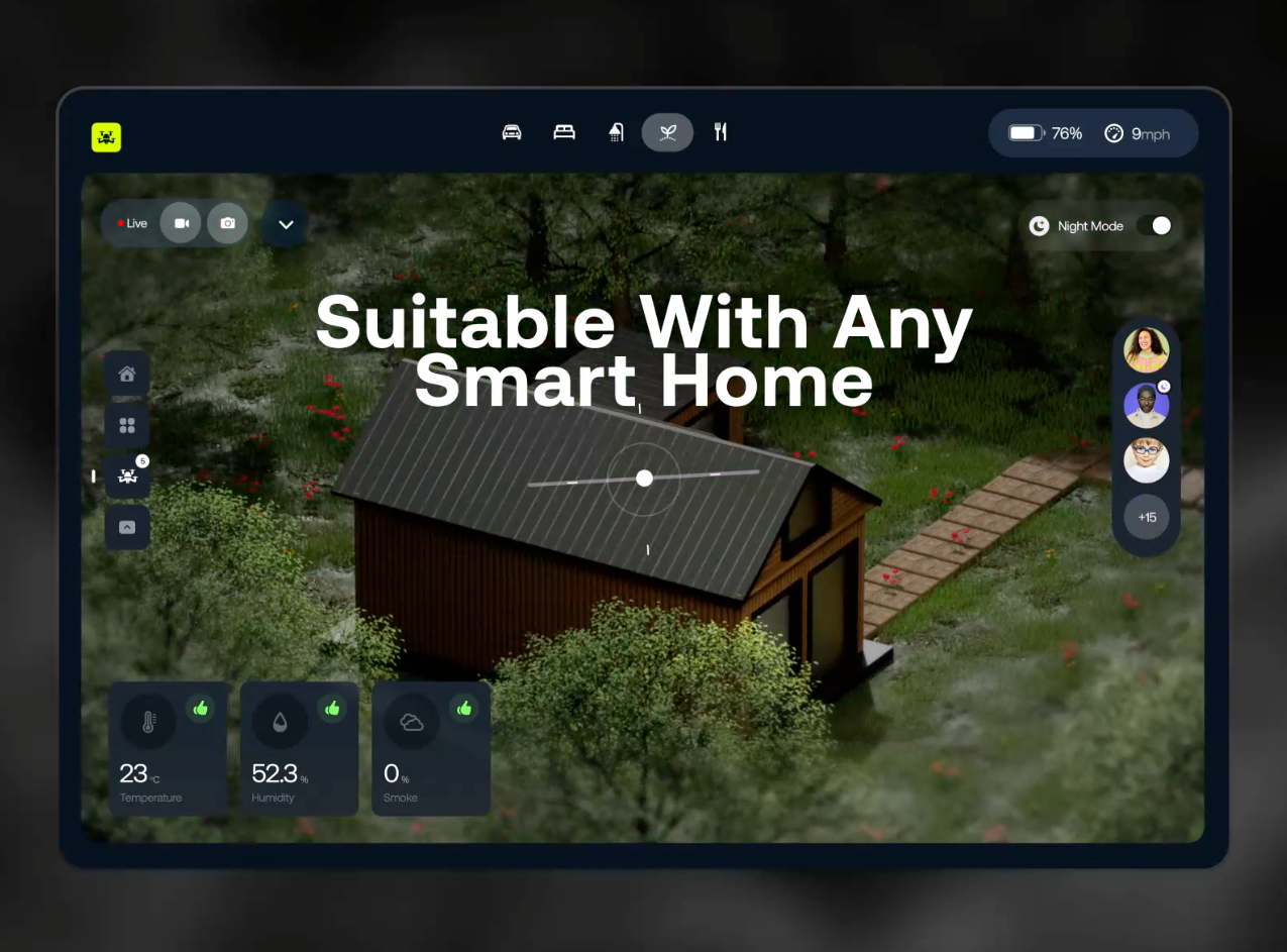 AI-Driven Drones ai ai assistant ai design ai interface artificial intelligence chatgpt gemini openai product design ui ux