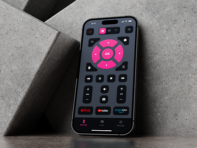Universal TV Remote | Mobile App app design graphic design mobile ui ux