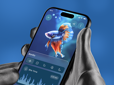 Fishing Points Mobile App Design app design catch log design fishing app fishing points fishing tracker gps app ios mobile app nature app product design uiux uiux design weather app