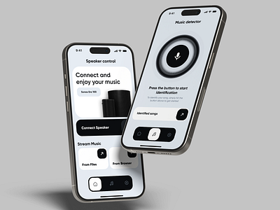 Sonos Speaker Controll | Mobile App app design graphic design mobile ui ux