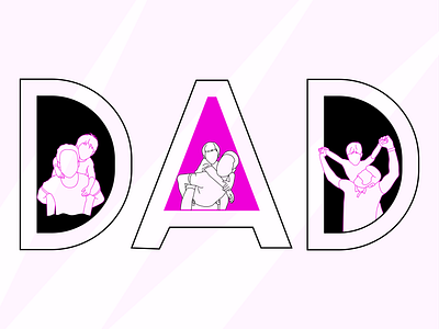 Get your custom Line Art design for Father's Day. branding custom drawing design graphic graphic design illustration line art line drawing logo typography vector