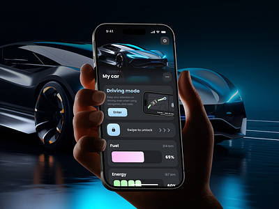 Digital Car Key | Mobile App app design graphic design mobile ui ux