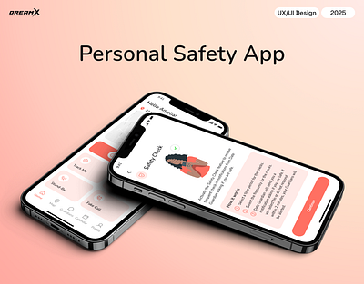 A Personal Safety App For Dating - Date Guardian app design dating app figma ios app design mobile app mobile app design safety app ui uiux design ux uxui design