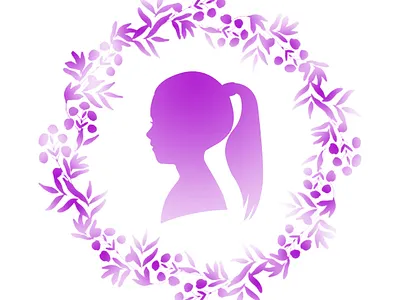 Silhouette - Girl digital design girl graphic design illustration procreate silhouette sketch