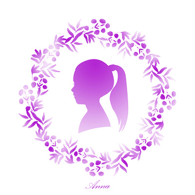 Silhouette - Girl digital design girl graphic design illustration procreate silhouette sketch