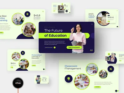 Education College Presentation branding business college design education graphic design learning marketing powerpoint presentation reading school student teacher template