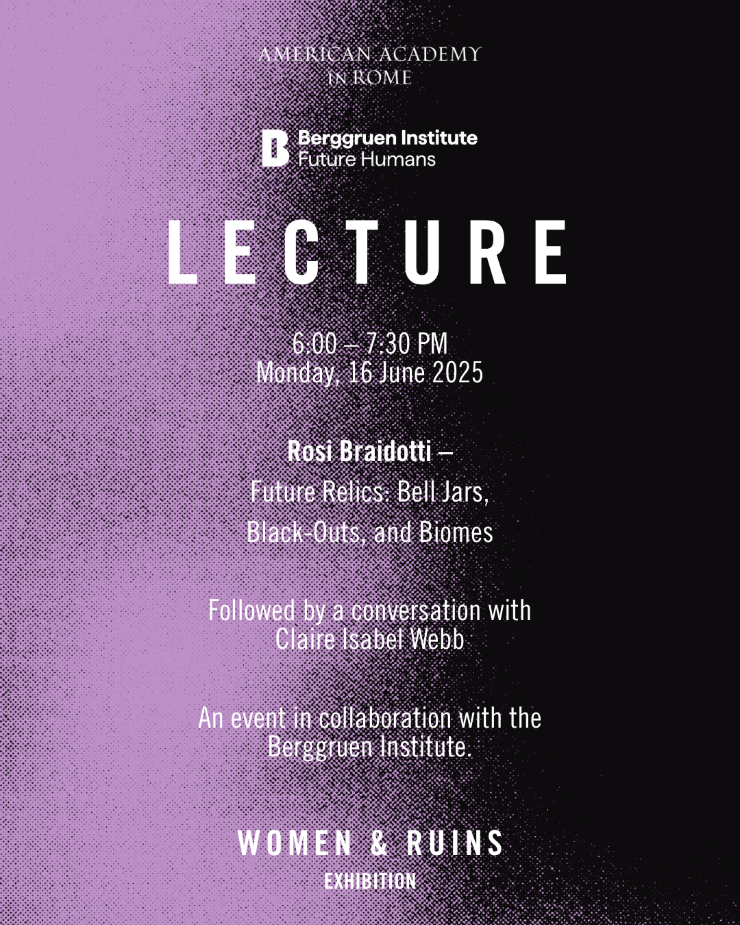 Berggruen Institute Event, Visual Communications for AAR branding graphic design