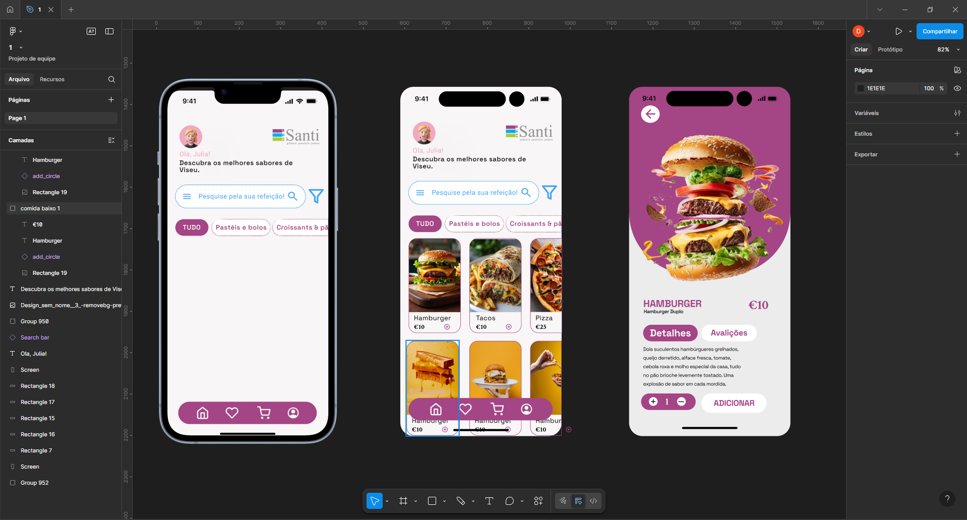 Example of UI Design