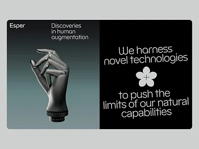 Tech Human Augmentation UI Design advanced typography augmentation bionic design concept design digital prosthetics experimental layout futuristic interface high contrast human enhancement interface prototype medical technology product interface robotics sci fi visuals science smart interface tech branding tech visualization ui innovation ui storytelling