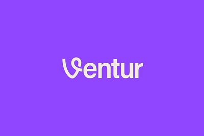 Ventur—Logo Design app icon branding logo purple travel v monogram ventur