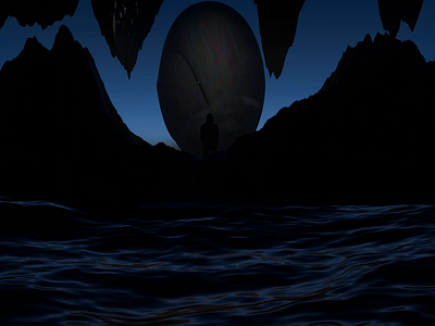Revealing the Truth // Fantasy 3D Scene 3d 3d animation animation blender concept environment fantastical scene fantasy landscape magic motion graphics neon ocean particles pearl sci fi sea sun water website banner