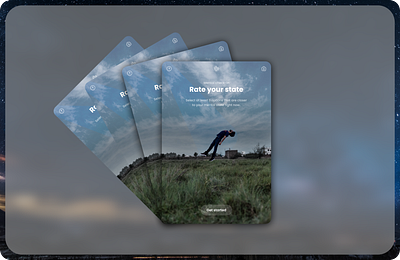 Mental State pop-up branding design figma landing page ui web design