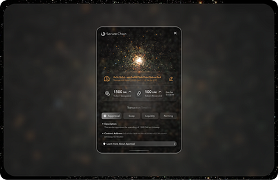 ETH Transaction Pop-Up branding design figma landing page ui