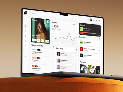 📈 Product design for the freelance platform | Hyperactive account page cards colors components consistent design creative dashboard design graphic design hyperactive minimalistic platform platform design product design saas ui user experience user intrface ux web design