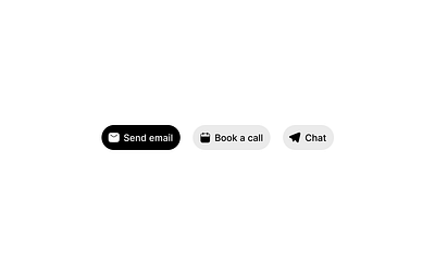 Buttons - Say Hi book a call branding button chat contact design dribbble landingpage portfolio ui uikit website