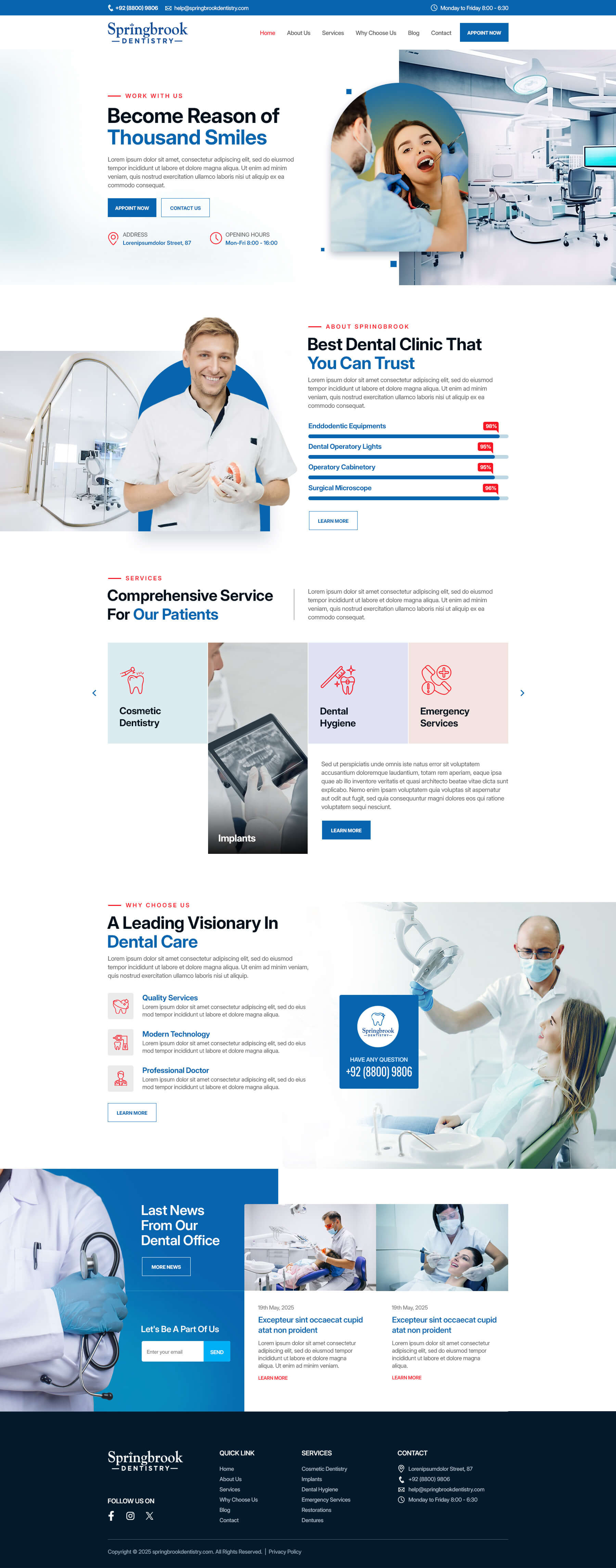Dental website design services branding dental dental medical design dental website dental website design design layout medical design medical website ui user experience user interface ux web design web development website