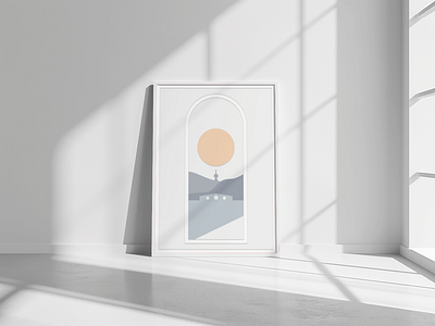 Sleek Sarajevo Skyline: Minimalist Vector Poster Art design figma graphic design illustration minimalist mockup poster sarajevo vector