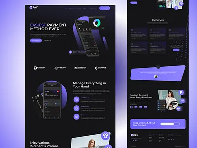 Modern Banking page Payment method landing page website design app design banking app banking website branding clean ui design finance app fintech website landing page design mobile banking modern design neo bank payment website product design ui ux wallet website web app design web design website design