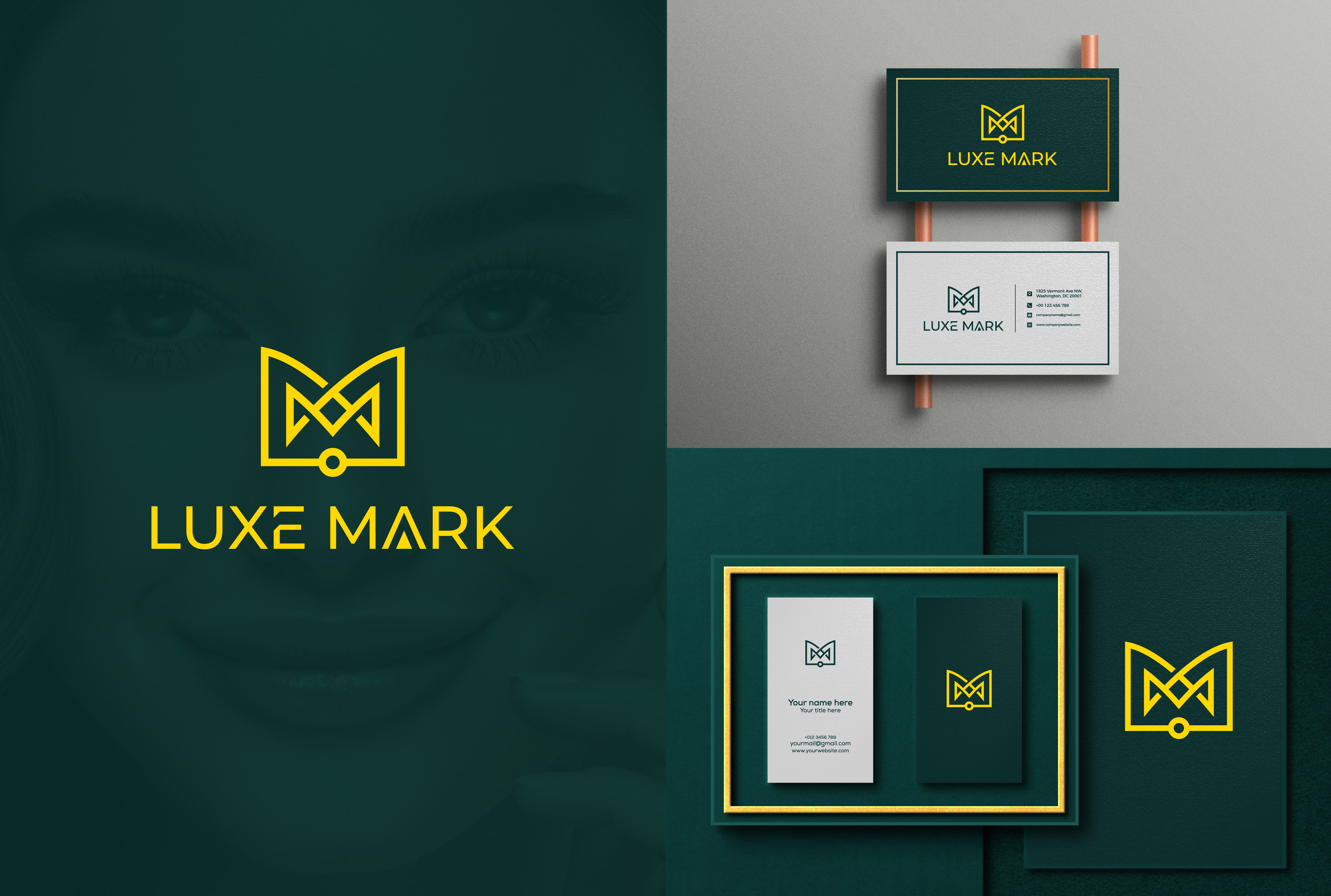 Example of Luxury, Fashion, Jewelry, Monogram Logo