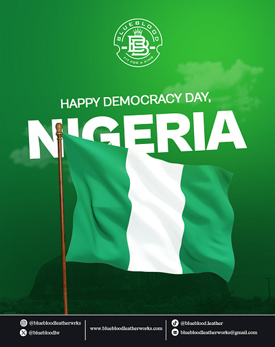 Nigeria Democracy Day 3d day democracy graphic design nigeria