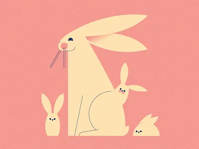 Wild, wild life (PSE '25) animals character design editorial grain graphic design illustration