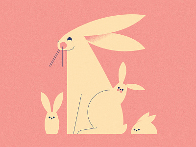Wild, wild life (PSE '25) animals character design editorial grain graphic design illustration