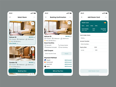 Hotel Booking Mobile App Design appdesign booking bookingapp branding hotel hotel booking app hotel booking ui hotelapp hotelbooking hotelui mobile mobileapp mobileui onlinebooking productdesign ui