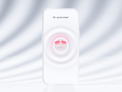 Light Mode for AI Assistant — Sensing Your Emotions ai ai assistant ai chat ai feelings ai friend animation assistant audio interaction chatgpt emoji emojis emotions feelings interaction design mobile product design siri voice voice interaction waves