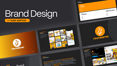 Youthinsync | Brand Identity, Logo & Poster Design branding graphic design logo