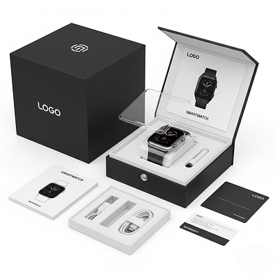 Smart Watch Packaging Render/Mockup professional product mockup