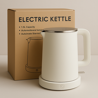 Electric Kettle Product Render / Mockup electric kettle showcase