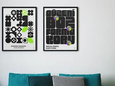 Bauhaus & Typography Poster | Minimalist Design · Abstract Art bauhaus branding design geometric graphic design poster posterdesign typography vectorart