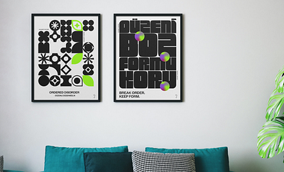 Bauhaus & Typography Poster | Minimalist Design · Abstract Art bauhaus branding design geometric graphic design poster posterdesign typography vectorart