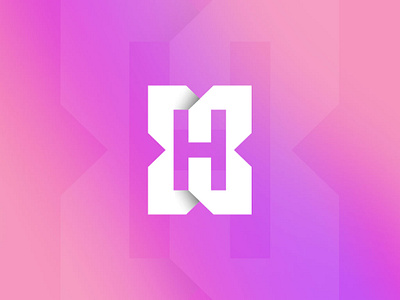 H & X Letter Logo Design branding business creative logo custom logo design letter logo logo