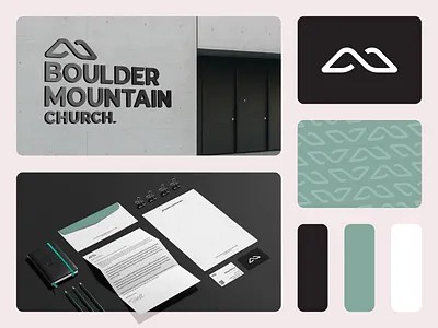 Boulder Mountain Church Branding branding design graphic design illustration logo typography vector visual identity