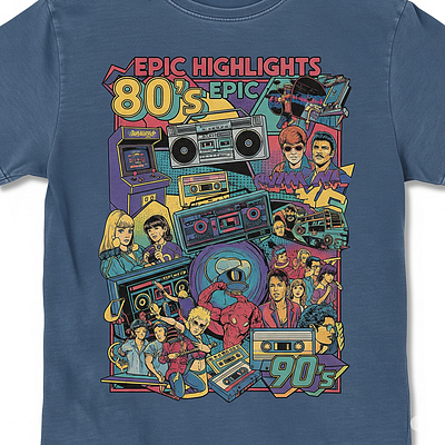T-SHIRT Graphic + Mockup t shirt art showcase