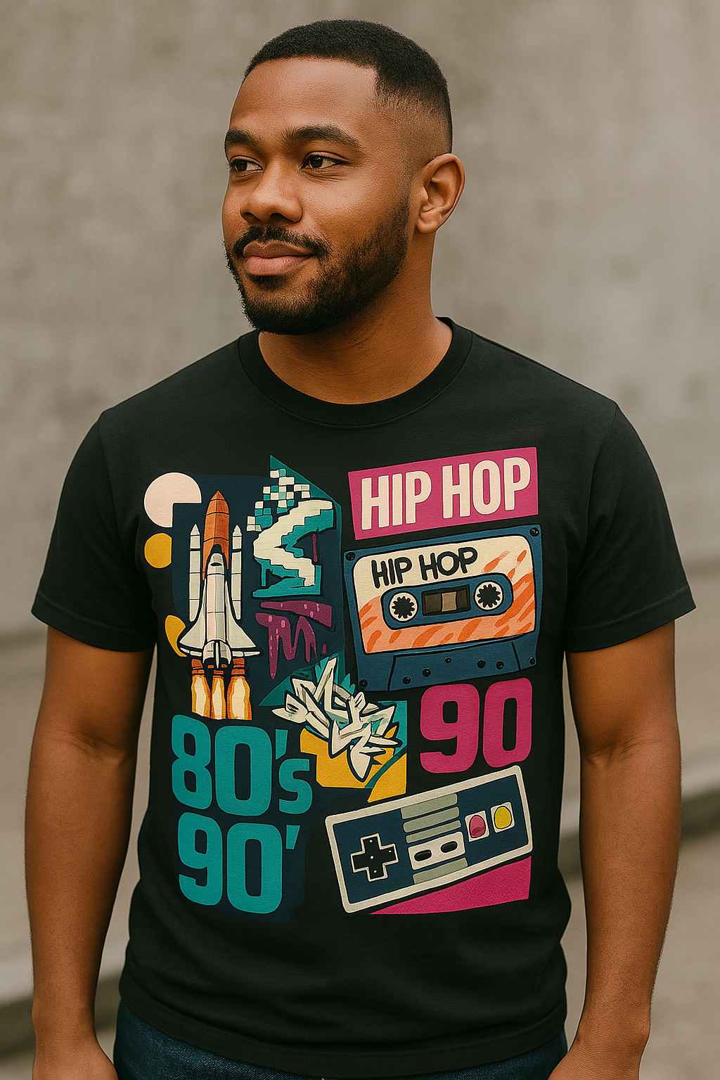 Example of Custom T Shirt Mockup