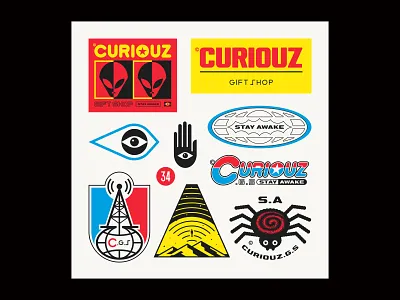 S.A02 alien earth graphic design illustration logo radio tower riso spider typeface typography