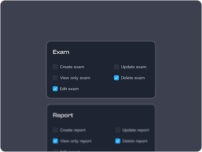Exam Report UI ai checkbox cleanui clinicaltool ctscanviewer darkui datavisualization design examanalytics examresults interactivecharts intuitivedesign moderndashboard progresstracker radiologyapp reportscreen ui user experience ux uxui